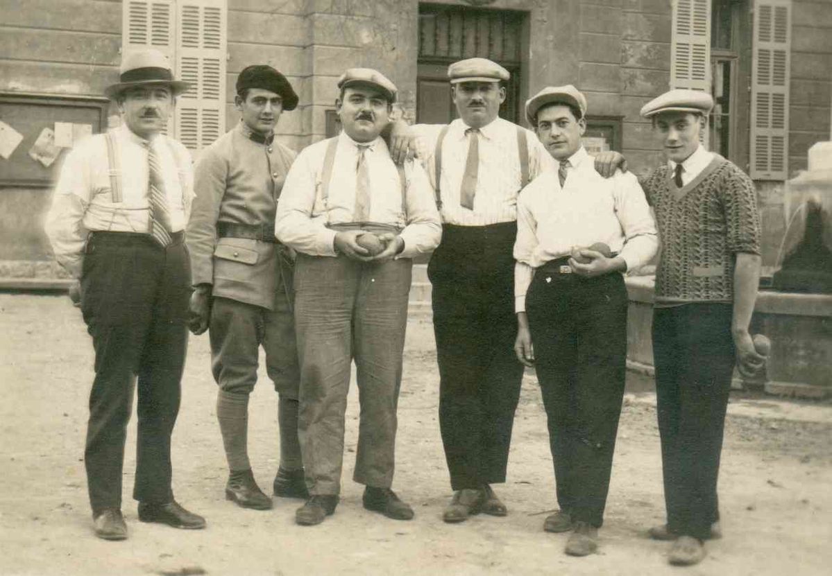 1925 - La partie de pétanque