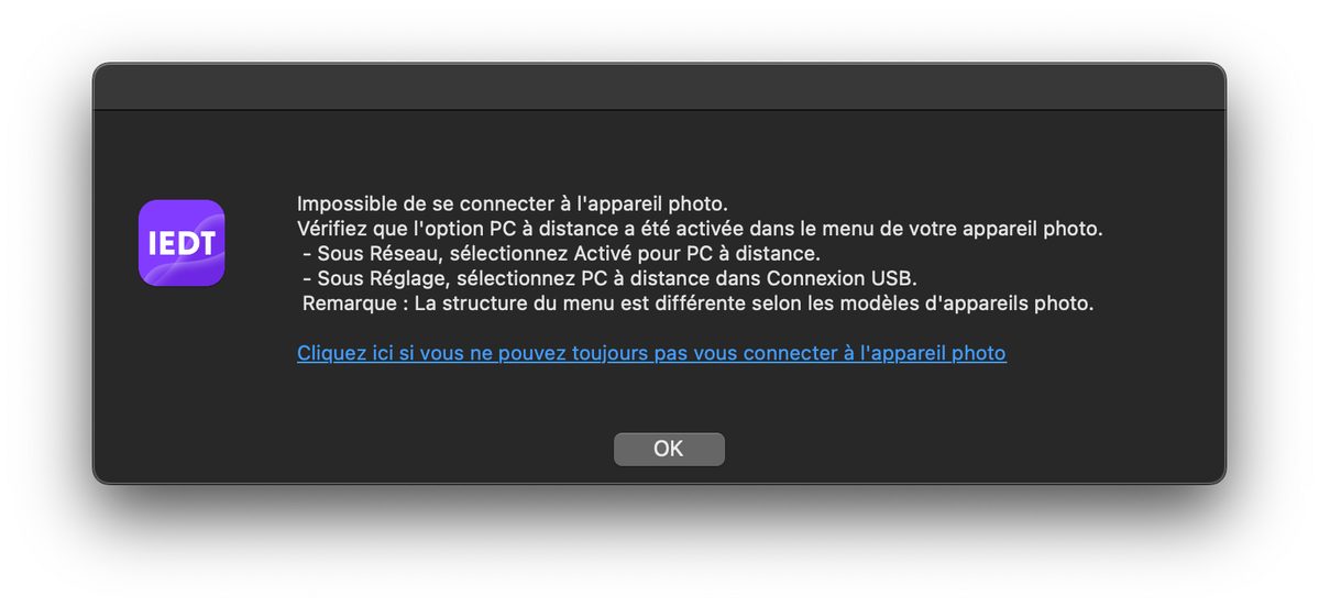 Le pire est que Remote affiche la présence de mon appareil